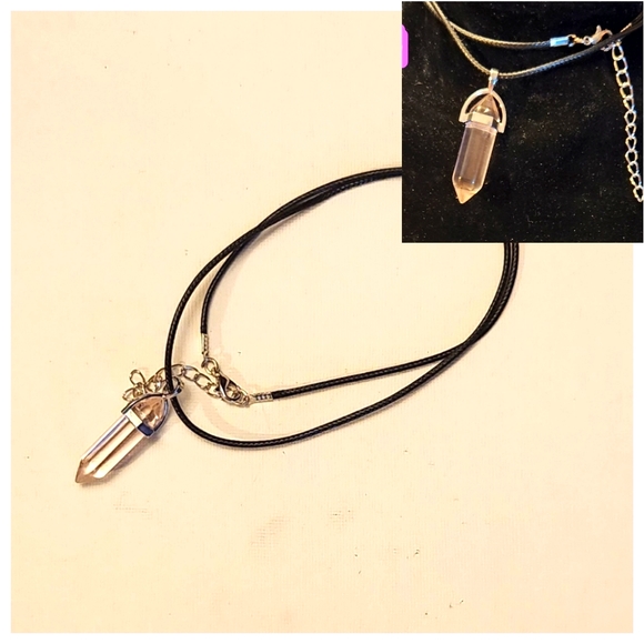 Clear Quartz Necklace - Picture 2 of 2